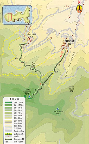 Wanderweg Monte Capanne