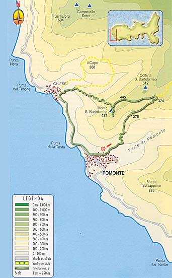 Wanderweg - Der Hügel von San Bartolomeo